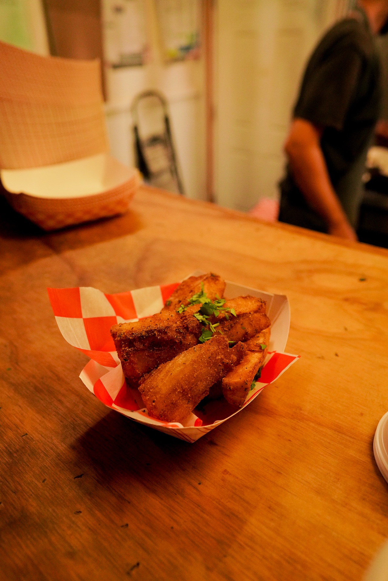 Street food atmosphere